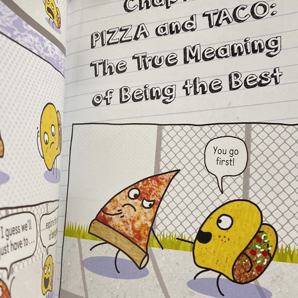 Pizza and Taco: Who’s the best? Book by Stephen Shaskan Hardcover-new - Picture 4 of 4